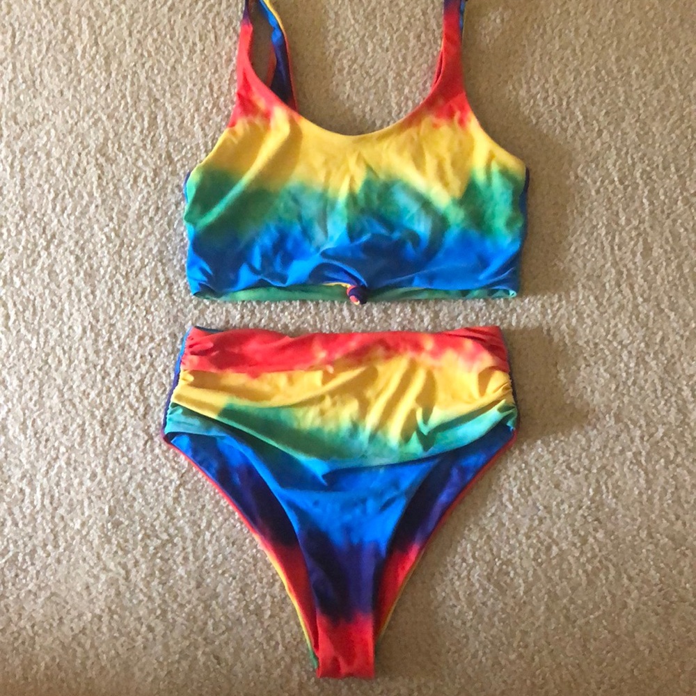 Rainbow ZAFUL bikini size medium